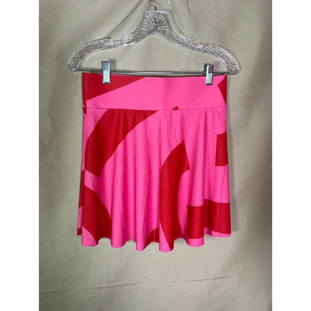 Large Burkini Modest Swimsuit Women 4 Piece Set Pink Red Excellent Geometric - Picture 11 of 16
